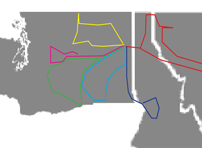 eastern washington / idaho routes